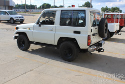 White 1985 Toyota Land Cruiser