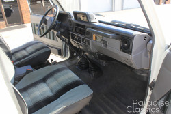 White 1985 Toyota Land Cruiser