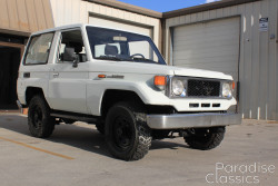 White 1985 Toyota Land Cruiser BJ70