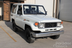 White 1985 Toyota Land Cruiser