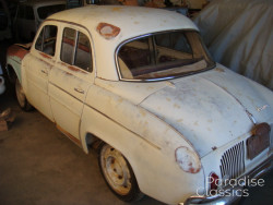 White 1965 Renault Dauphine Gordini