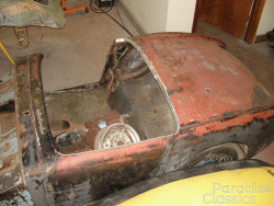 Blue 1959 Austin Healey Sprite