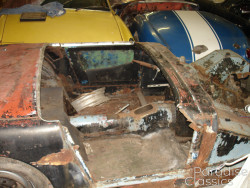 Blue 1959 Austin Healey Sprite