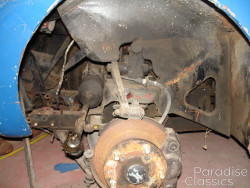 Blue 1959 Austin Healey Sprite