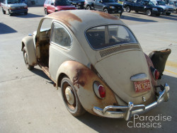Light Green 1967 Volkswagen Beetle