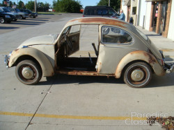 Light Green 1967 Volkswagen Beetle