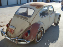 Light Green 1967 Volkswagen Beetle