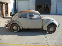 Light Green 1967 Volkswagen Beetle