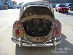 Light Green 1967 Volkswagen Beetle