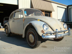 Light Green 1967 Volkswagen Beetle 