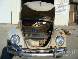 Light Green 1967 Volkswagen Beetle