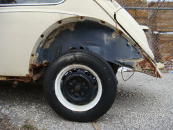 Beige 1969 Volkswagen Beetle
