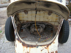 Beige 1969 Volkswagen Beetle