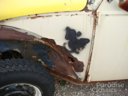 Beige 1969 Volkswagen Beetle