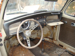 Beige 1969 Volkswagen Beetle