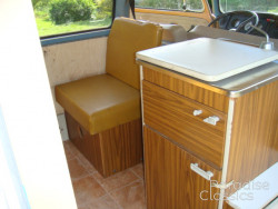 Tan 1970 Volkswagen Bus