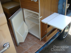 Tan 1970 Volkswagen Bus