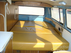 Tan 1970 Volkswagen Bus