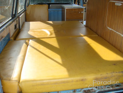 Tan 1970 Volkswagen Bus