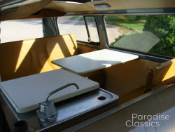 Tan 1970 Volkswagen Bus