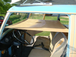 Tan 1970 Volkswagen Bus