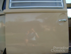 Tan 1970 Volkswagen Bus