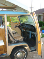 Tan 1970 Volkswagen Bus