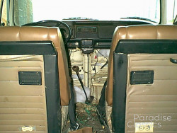 Blue/White 1972 Volkswagen Bus