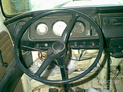 Blue/White 1972 Volkswagen Bus