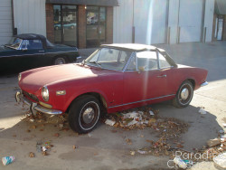 Red 1972 FIAT 124