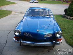 Blue 1972 Volkswagen Karmann Ghia