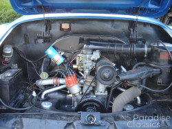 Blue 1972 Volkswagen Karmann Ghia