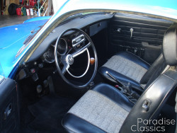 Blue 1972 Volkswagen Karmann Ghia