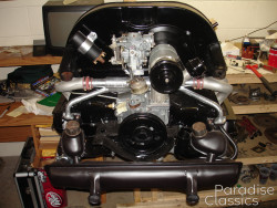 Yellow 1974 Volkswagen Beetle Complete Engine Rebuild