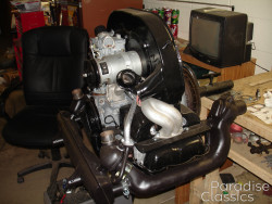 Yellow 1974 Volkswagen Beetle Complete Engine Rebuild