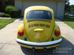 Yellow 1974 Volkswagen Beetle