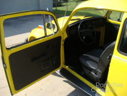 Yellow 1974 Volkswagen Beetle