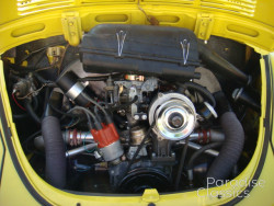 Yellow 1974 Volkswagen Beetle