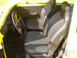 Yellow 1974 Volkswagen Beetle