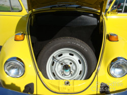 Yellow 1974 Volkswagen Beetle