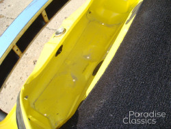 Yellow 1974 Volkswagen Beetle