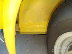 Yellow 1974 Volkswagen Beetle