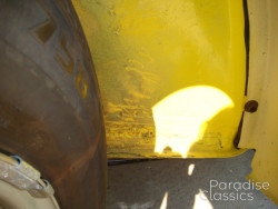 Yellow 1974 Volkswagen Beetle