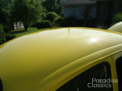 Yellow 1974 Volkswagen Beetle