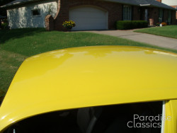 Yellow 1974 Volkswagen Beetle