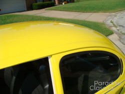 Yellow 1974 Volkswagen Beetle