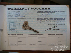 Yellow 1974 Volkswagen Beetle