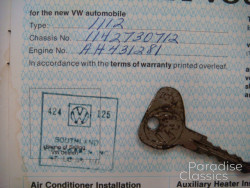 Yellow 1974 Volkswagen Beetle