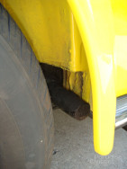 Yellow 1974 Volkswagen Beetle