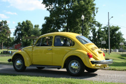 Yellow 1974 Volkswagen Beetle